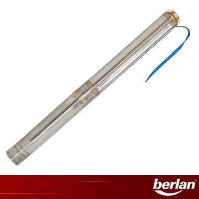 Berlan Tiefbrunnenpumpe BTBP100-4-0.37 - 3,4 bar max.