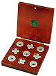 Portable Wood Tic Tac Toe Game Set