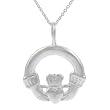 Sterling Silver Claddagh Necklace