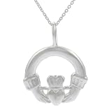 Sterling Silver Claddagh Necklace