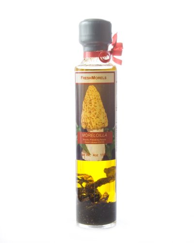 FreshMorels Premium Moreloilla Finishing Sauce, Poultry, 4 Ounce Glass Bottle by Olive Oil