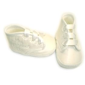My Special Day Boys White Christening Shoes - Size 2 - 6/12 Months