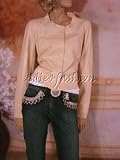 Giorgio Armani - $4195 New GIORGIO ARMANI Cream Croc Leather Jacket 42 8