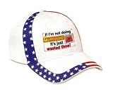 If I'm not Doing Gymnastics it's Just Wasted Time Adult USA Flag Hat / Cap