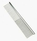 Safari Grooming 7-1/4-Inch Long Comb for Dogs, Stainless Steel