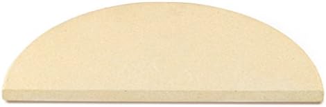 Ceramic Grill Store 19" Half Round Ceramic Stone Heat Deflector for XL Big Green Egg,Kamado Joe Big Joe, and other XL Outdoor Ceramic Grills.