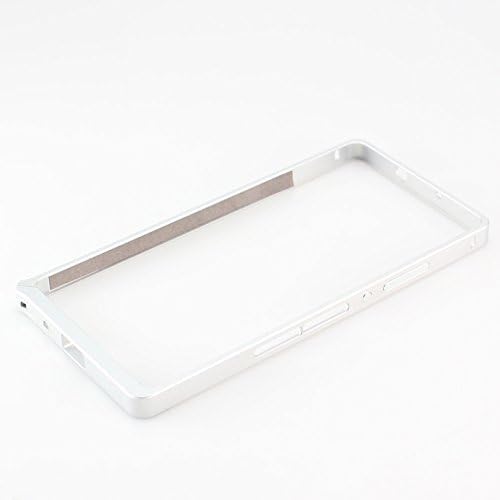 Slim Ultra Thin Metal Hard Frame Bumper Case Cover for Huawei Ascend P7 Bumper (White)
