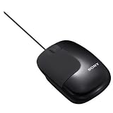 Sony SMU-C3 USB Desktop Mouse with adjustable cable, Black