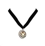 American Vogue FROZEN ANNA CORONATION Costume Dress (11-12 & Necklace)