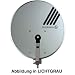 Hirschmann Hit Fesat 85 SAT-Spiegel 85 cm Aluminium ziegelrot