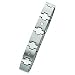 8 Inch to 8 3/4 Inch Titanium Bracelet with Gold title=