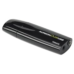 TerraTec AureonDualUSB ultrakompakte Soundkarte in USB-Stick-Bauweise mit Stereo-Ausgang, optischem Digitalausgang und Mikrofoneingang
