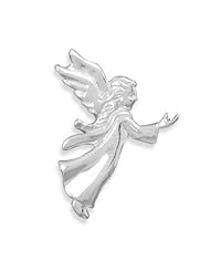 .925 Sterling Silver Artistic Small Angel Lapel Pin