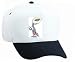 White Cap with shell, heart, hermit, crab, crustacean