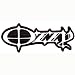 Ozzy Osbourne Gothic Scipt Name Rock Roll Music Band Embroidered Iron On Patch