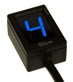 99-08 Suzuki Sportbike GIPRO Gear Indecator with Timing Retard Eliminator TRE Blue Numbers