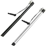 Retractable Stylus for iPhone, iPod, Android & Touch-Screen Devices - Black & Silver 2-pack