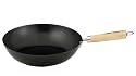 Helen Chen's Asian Kitchen Xylan Nonstick 12-Inch Stir Fry Pan with Wood Handle