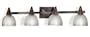 Kenroy Home 92113DO Kyoto 4-Light Vanity, Dark Oak