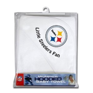 Pittsburgh Steelers Football Infant Baby Hooded Bath Towel