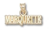 Marquette Golden Eagles Solid 10K Gold ''MARQUETTE'' 1/8'' Pendant