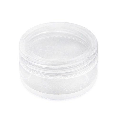 Pandahall 12pcs Column Plastic Clear Loose Bead Storage Containers, 3x1.8cm