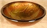 Multi Colored Glass Vessel Sink