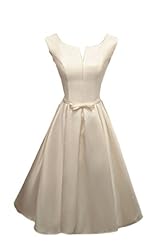 Cocktail Satin Lace Homecoming Dress/Bridesmaid Dress/Prom Dress/Party Dress/Mini Dress 