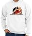Marilyn Monroe SITTING Movie Film Star Bombshell Sexy Blonde Actress Adult Hoody Hoodie Sweatshirt, XL, Black