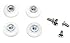 Sliding Tub and Shower Door Replacement Rollers 4 Pack