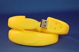 Yellow 4GB USB Flash Drive