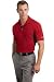 OGIO Men's 100% Polyester Accelerator Golf Sport Shirt - Signal Red/Blacktop