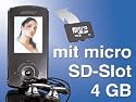 MP3- & Video-Player 'myBEAT IBD' mit 4 GB, 1.8"-TFT & microSD Slot