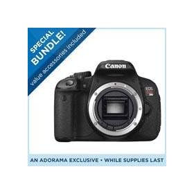Canon EOS Rebel T4i Digital SLR Camera Body, 18 Megapixels, Full HD Movie Mode - U.S.A. Warranty - Special Promotional Bundle