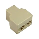 RJ45 CAT 5 6 LAN Ethernet Splitter Connector Adapter PC