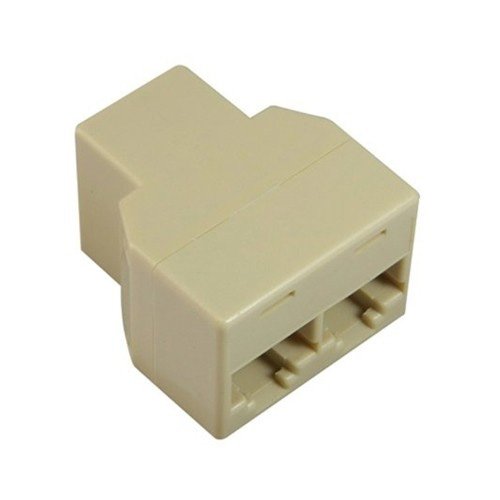 RJ45 CAT 5 6 LAN Ethernet Splitter Connector Adapter PC