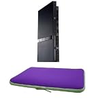 GAGS Premium water resistant durable PURPLE zipped sleeve / carry case / pouch for Sony Playstation Slim ( PS2 Slimline )
