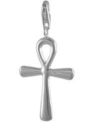 MELINA Charms clip on pendant cross sterling silver 925