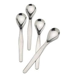 RSVP Stainless Steel Egg Spoon Set of 4 NEW