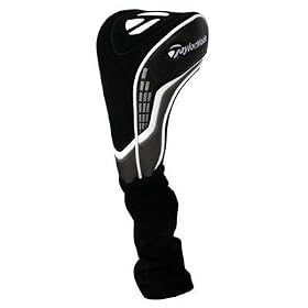 TaylorMade Golf TM Driver Sock Headcover Black/White 0105091503 TaylorMade Golf TM Driver Sock Headcover - Black/White - 0105091503