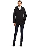 Jones New York Women's Bonder Reversible To Faux Beaver Coat, Black, Medium
