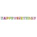 Hello Kitty Balloons Dreams Happy Birthday Letter Banner