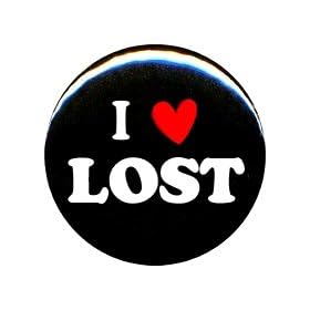 1" Lost "I Love Lost" Button/Pin