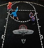 Basketball Court Stencil