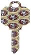 San Francisco 49ers Schlage SC1 House Key