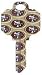 San Francisco 49ers Schlage SC1 House Key