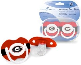 Georgia Bulldogs Pacifier - 2 Pack