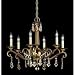 36506vobma - Nulco 36506vob Belvedere 6 Light Chandelier in Malibu