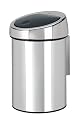 Brabantia Touch Bin, 3litre, Brilliant Steel