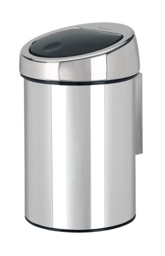 BRABANTIA 363962 Design Abfalleimer Touch bin &reg; 3 L brilliant steel